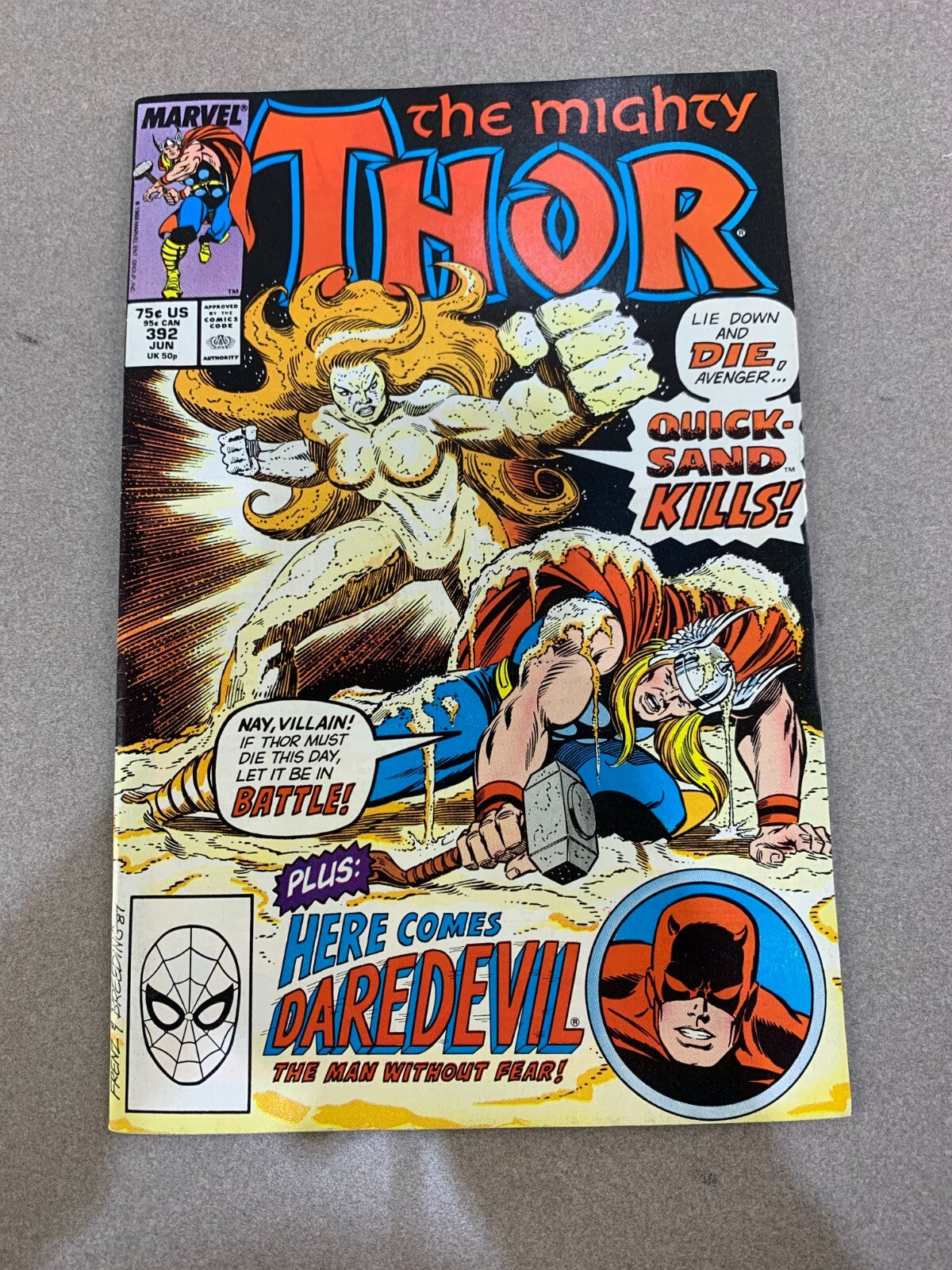 The Mighty Thor #392 Direct Marvel 1988