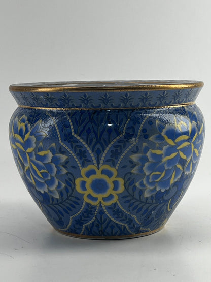 Floral Flower Pot - Hand painted