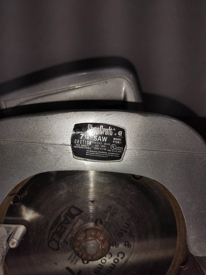 Vintage ShopCraft 7 1/4" power circular saw 9158T1 5500PRM