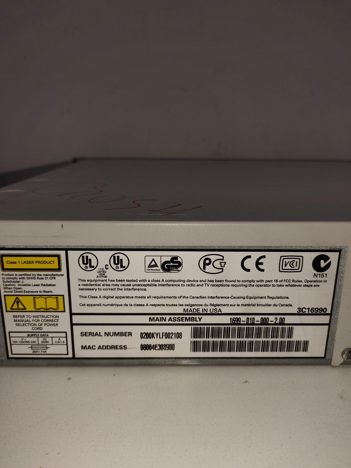 Super Stack II Switch 9000 3Com 3C93012