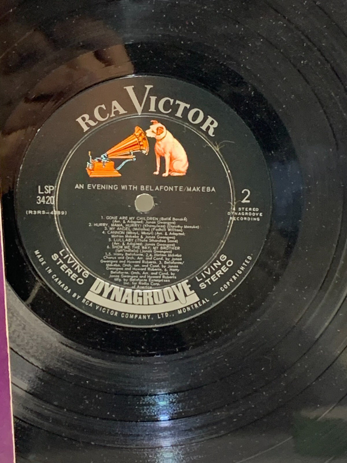 An Evening with Belafonte and Makeba by Belafonte, Harry / Makeba, Miriam Vinyl