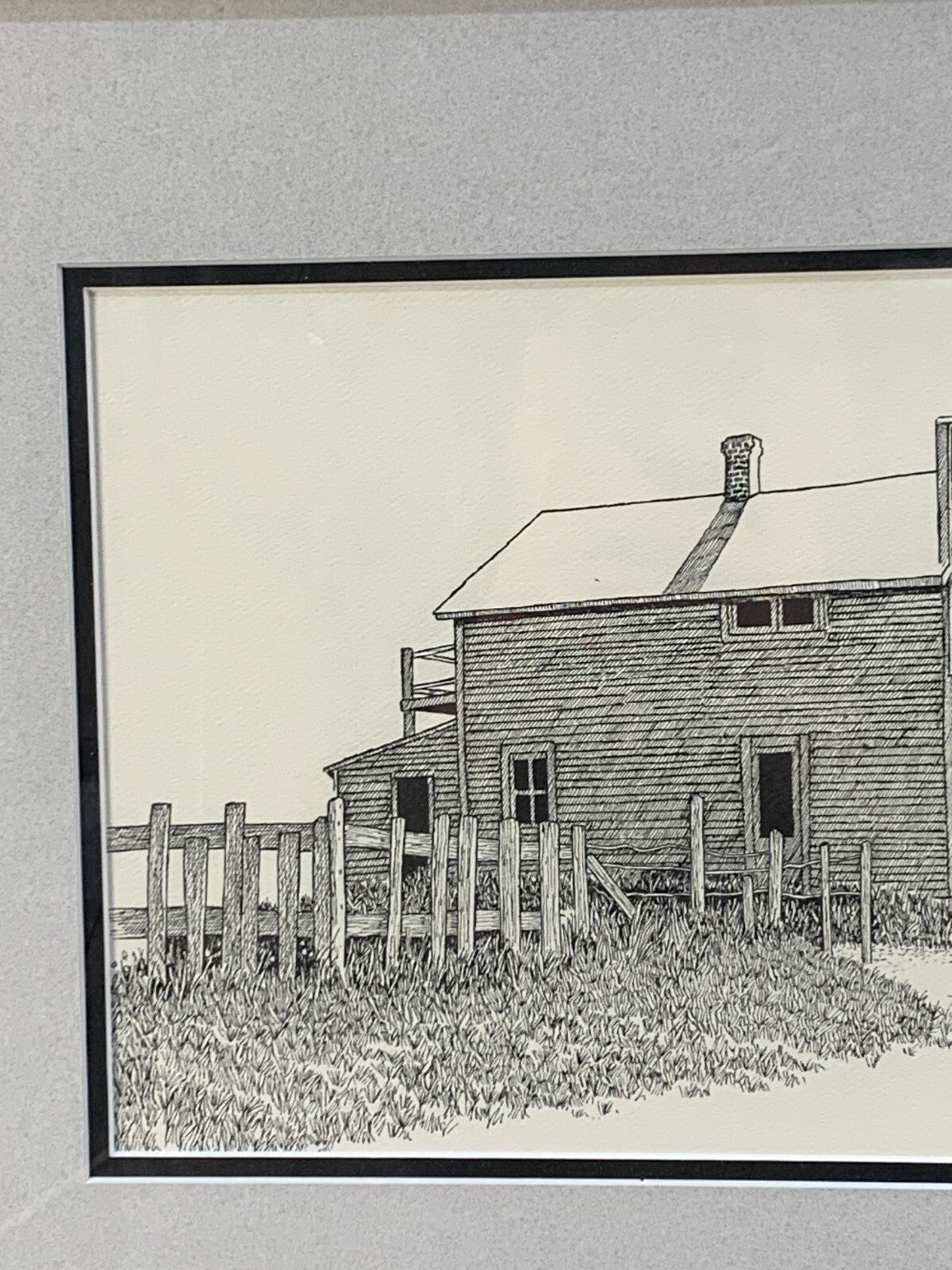 Alberta Farmhouse by artist James Marshall, 27/100