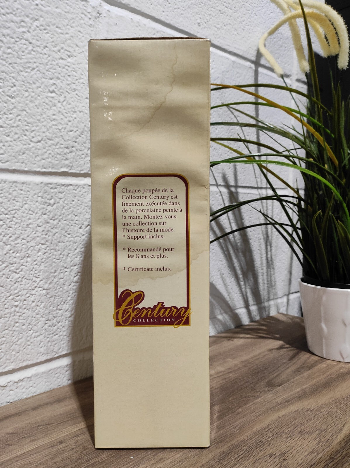 Century COLLECTION GENUINE PORCELAIN DOLL Hand Crafted- Blue