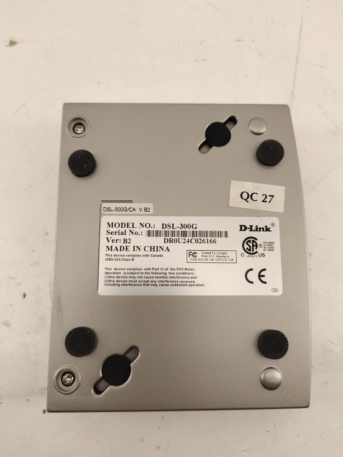 D-Link DSL-300G ADSL Modem - Tested Working