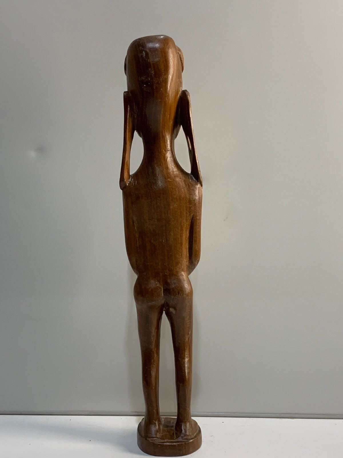 Beautiful Wood African Masai Warrior, Unique Rare