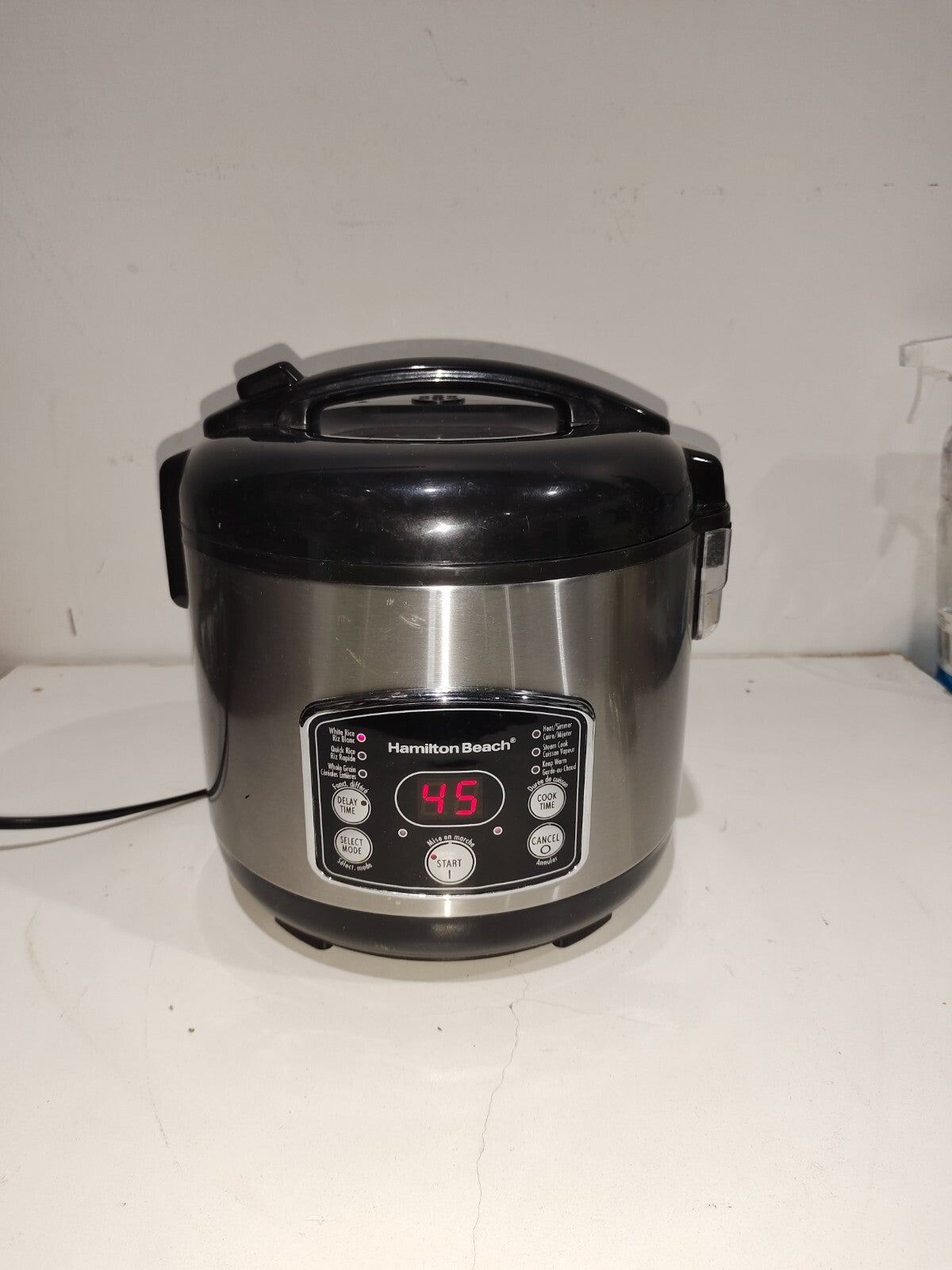 Hamilton Beach Rice Cooker & Food Steamer, Digital Programmable