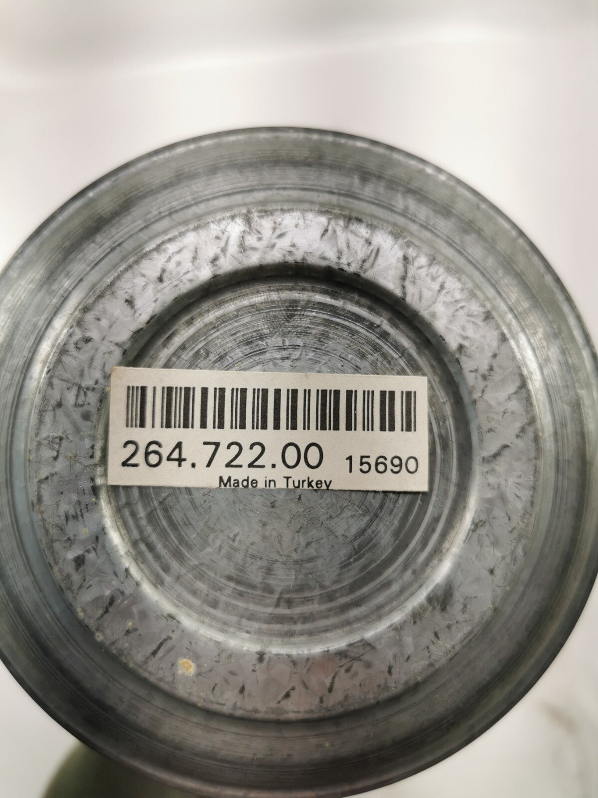 Galvanized metal hanging lantern- Candle holder, made in Türkiye