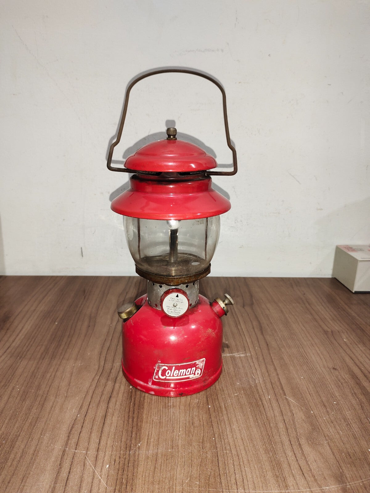 Vintage 1966 Coleman Red Model - 200 - T66 Coleman Lantern Camping