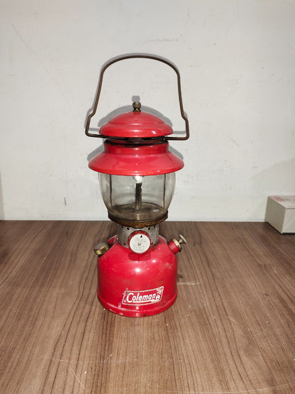 Vintage 1966 Coleman Red Model - 200 - T66 Coleman Lantern Camping