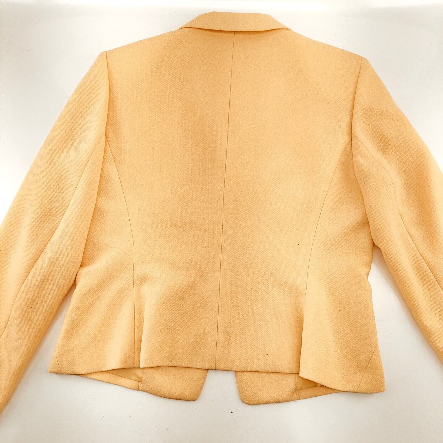 Le Suit Petite Vintage Butter Yellow Blazer