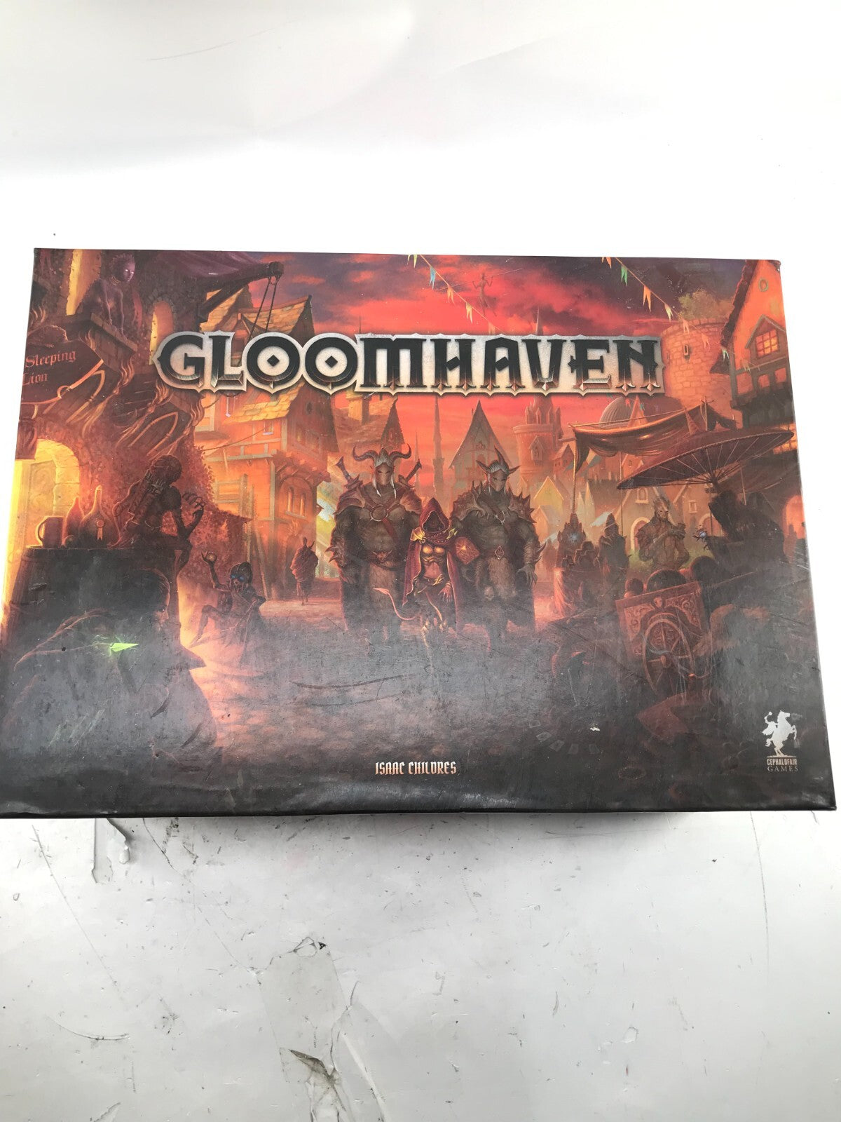 Gloomhaven Feuerland Strategy Board game Fantasy
