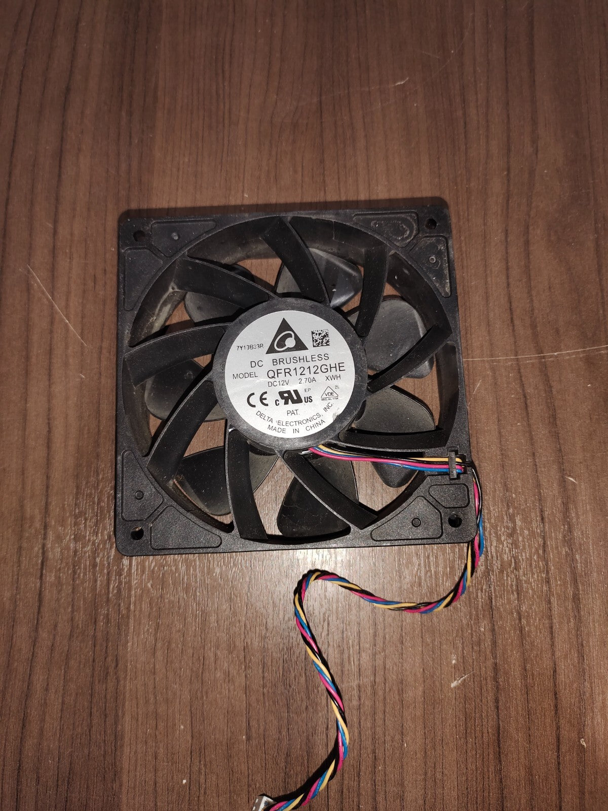 Delta QFR1212GHE High Speed GPU Cooling Fan - 3 (Set of 4)