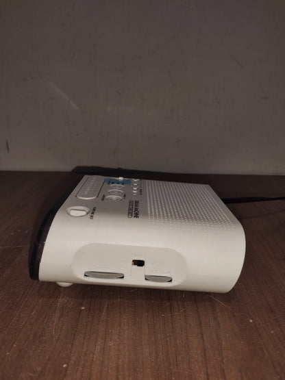 Sony Dream Machine ICF-C218 FM/AM Clock Radio w/ Auto Time Set White
