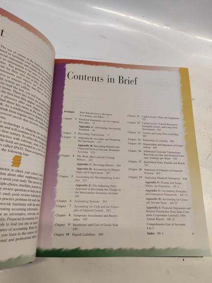 Financial Accounting Principles (Eighth Canadian Edition) Paperback By Larson