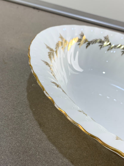 Foley Golden Regency Oval Serving Bowl Bone China England