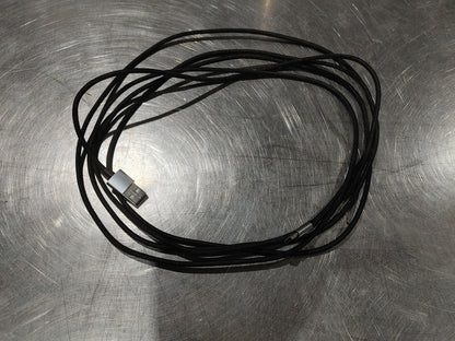 EXCELLENT CONDITION 10FT USBC to USBA Braided Black/Silver Cable for PC Mac