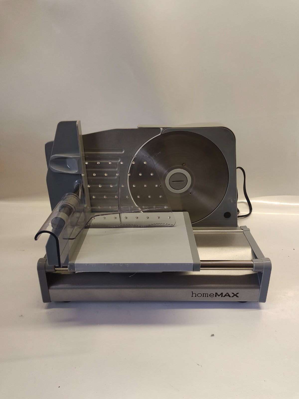 HomeMax Professional Electric Food Slicer Premium Coated Steel Aluminum