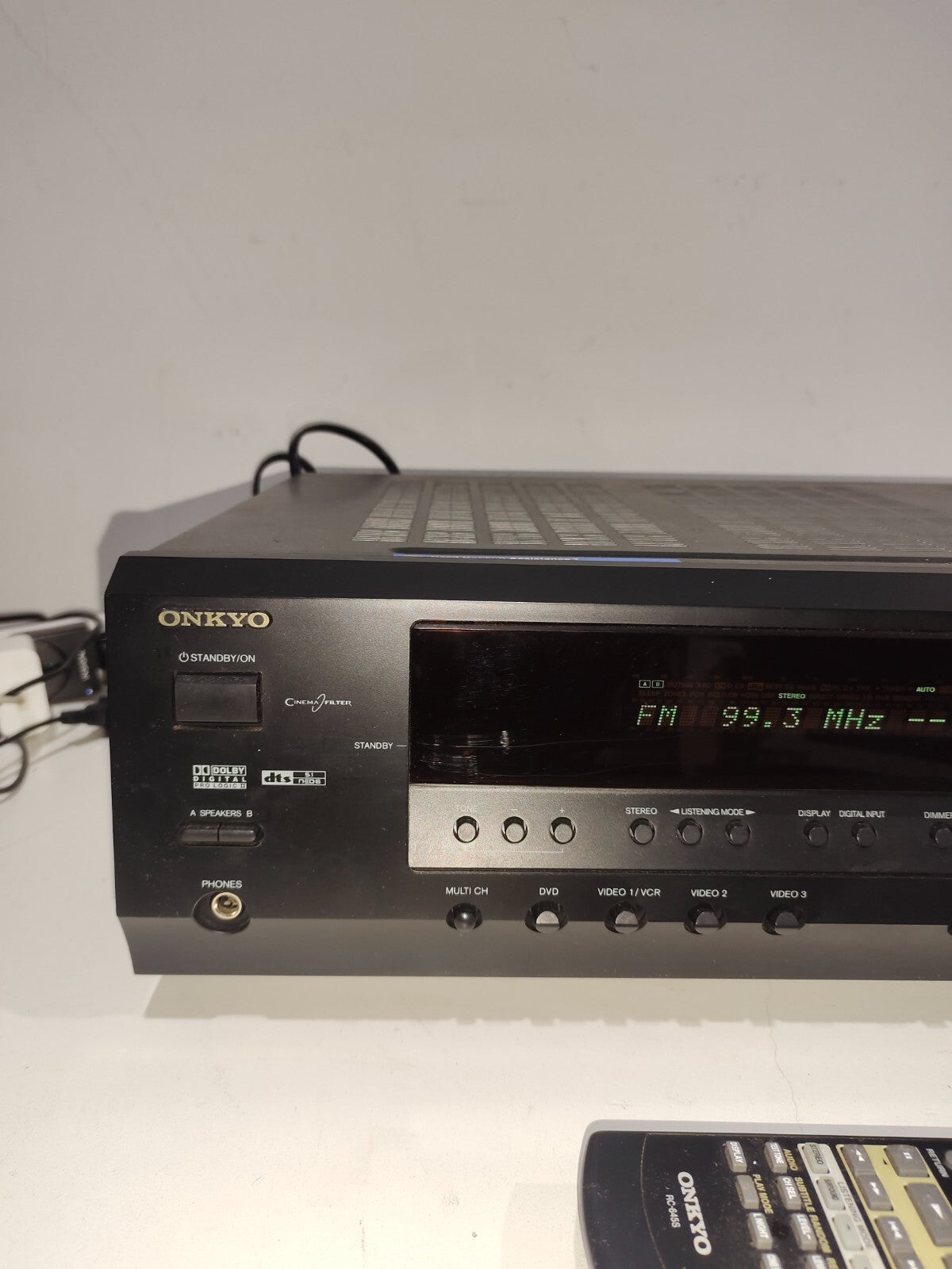 ONKYO TX-SR304 AV RECEIVER Tuner Stereo Dolby Digital - Black