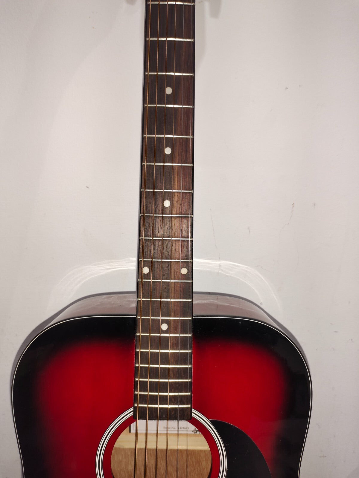 Denver DD44S Guitar RED - With Bag1