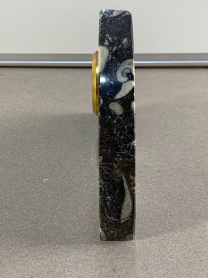Vintage Marble Clock Quartz Shelf Clock