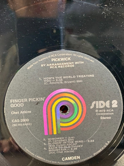 Chet Atkins - Finger Pickin' Good (LP, Vinyl) Shrink Wrapped.