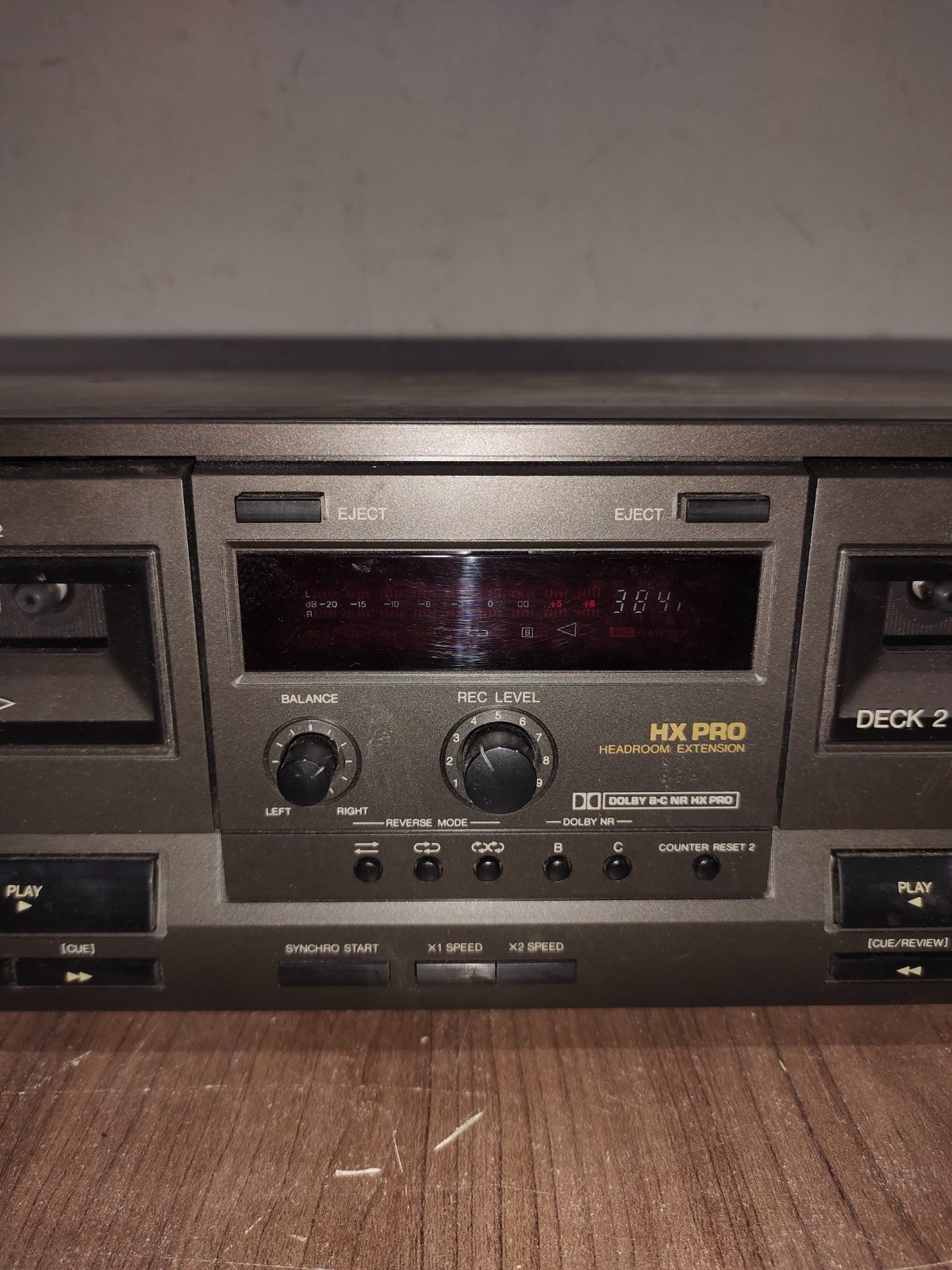 Technics RS-TR232 Stereo Double Cassette Deck Player/Recorder (broken)