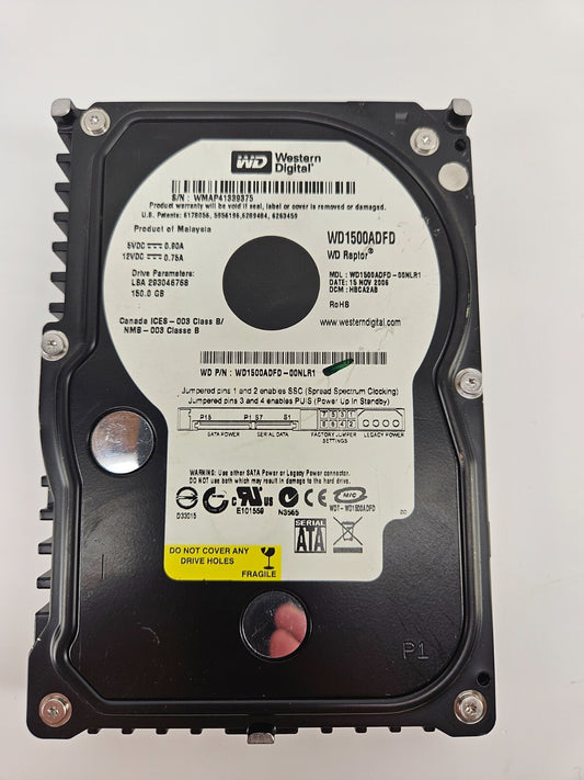 Western Digital WD1500ADFD 150GB Raptor 3.5" SATA 10000 RPM 10k RPM HDD