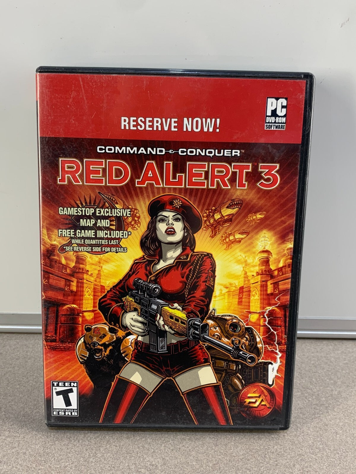 Command & Conquer: Red Alert 3, PC-DVD, top condition - All 3 parts discs inside