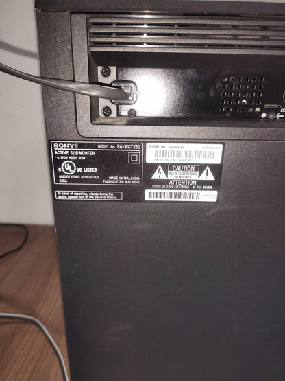 Sony SA-WCT260 Active Powered Subwoofer
