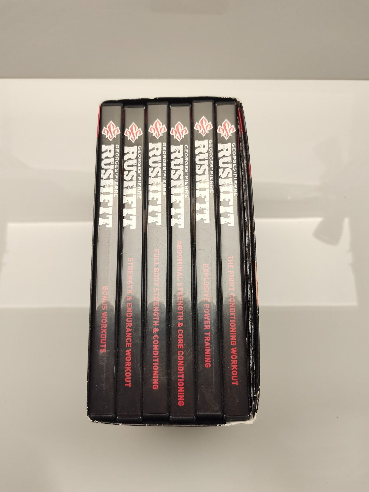 George St Pierre Rushfit 6 DVD Set Train Like A Champion MMA Fighting Workout