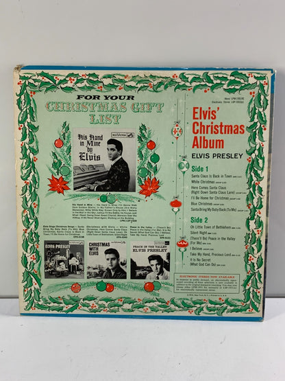 ELVIS PRESLEY - Christmas Album (RCA Victor LSP 1951)- 12" Vinyl Record LP-VG