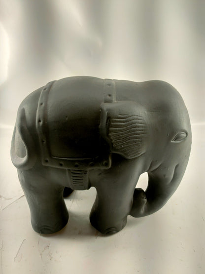 Gypsum Elephant Figurine