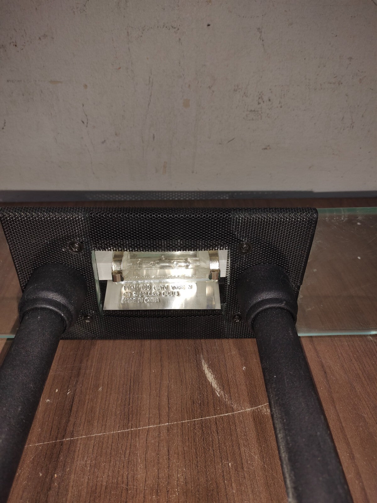 Robert Sonneman Glass Brass Desk Table Lamp Memphis Postmodern George Kovacs - 1