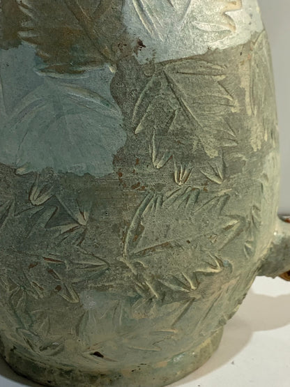 Vintage stoneware hand made jar