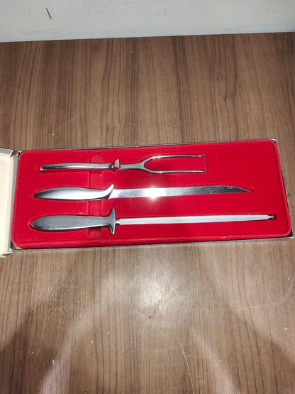 Set of Vintage Gerber Legendary Blades Carving Knife Set - Ron Snickersnee