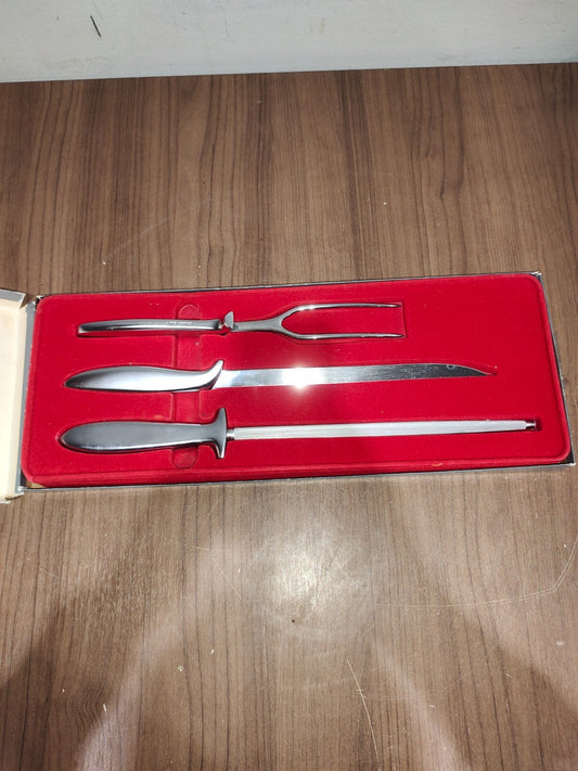 Set of Vintage Gerber Legendary Blades Carving Knife Set - Ron Snickersnee