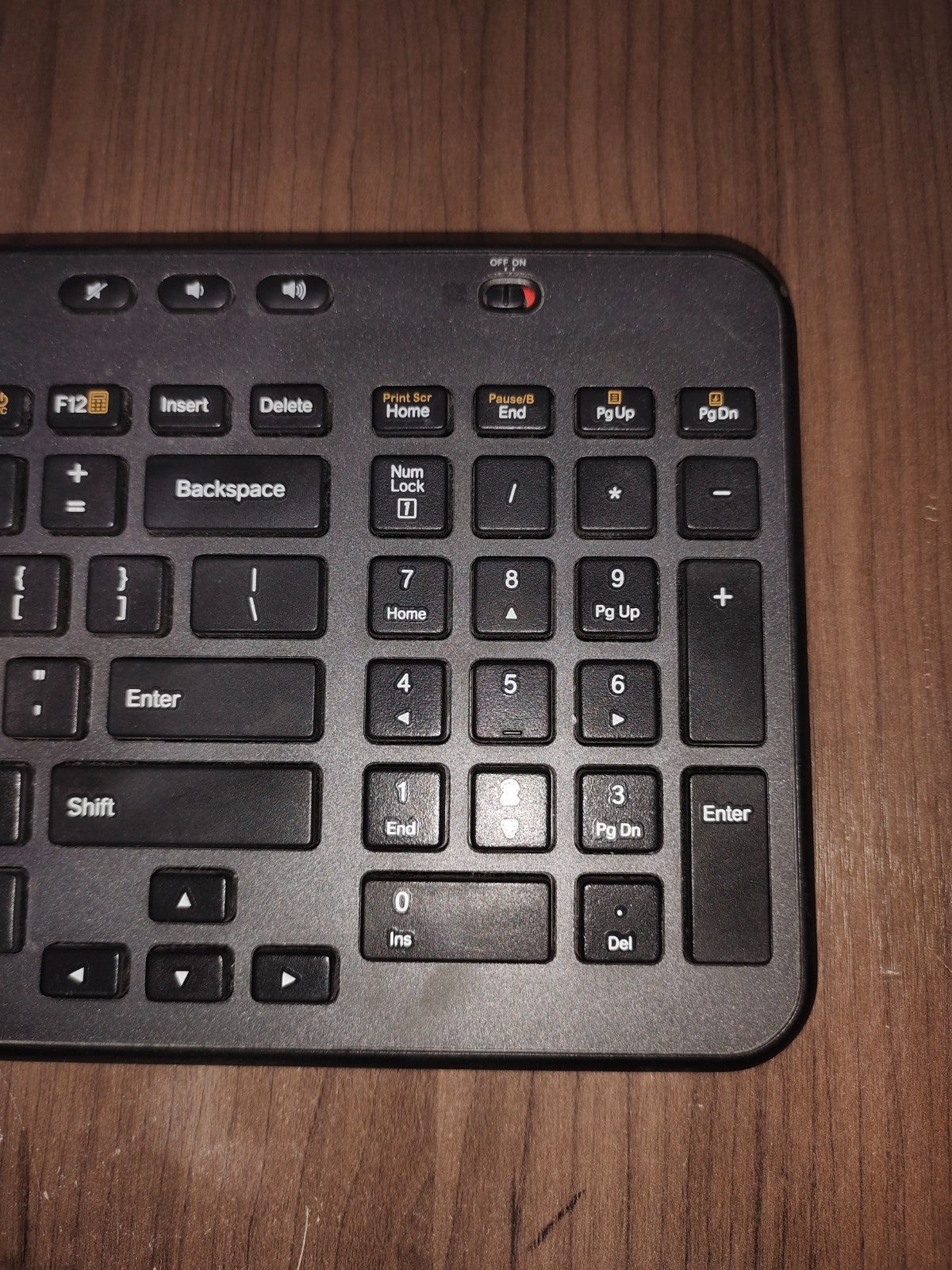 Logitech - K360 Full-size Wireless Scissor Keyboard - Black - No Reciever