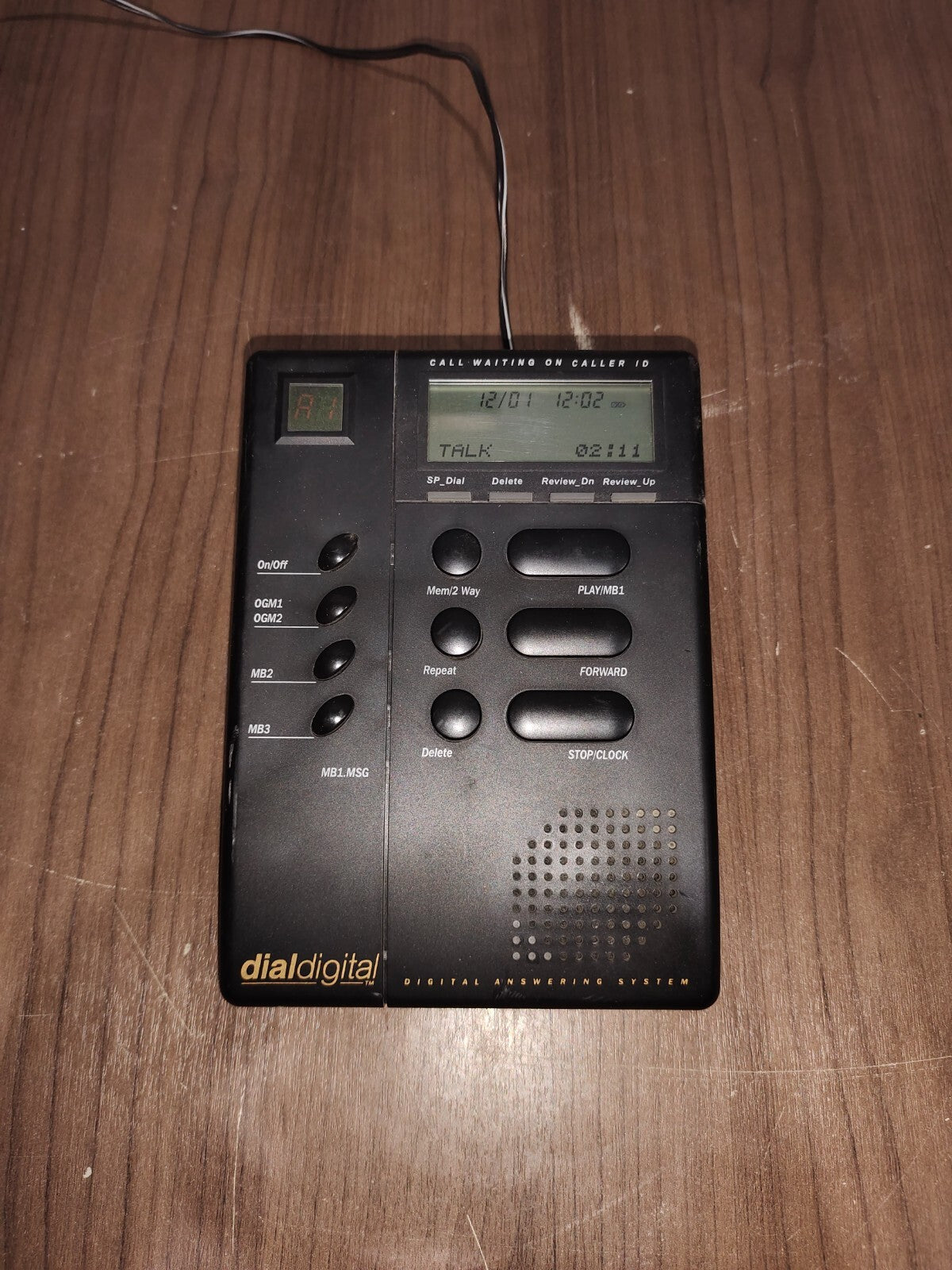 Dialdigital - AN-3000UC Digital Amplified Answering Machine