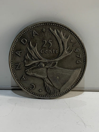 Vintage 1967 25 Cent Belt Buckle