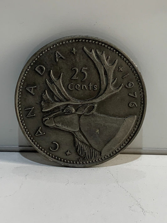 Vintage 1967 25 Cent Belt Buckle