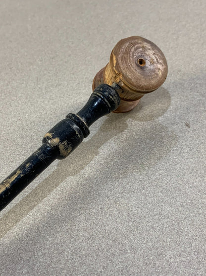 Vintage bamboo pipe Engraved.