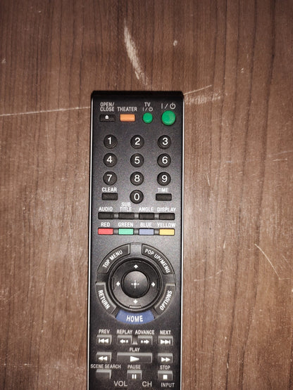 Sony BD RMT-B103A Blu-Ray DVD Remote Control