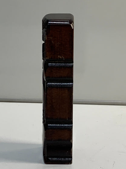 Vintage Maori Carved Wooden Tiki Totem Statue Figure. Rotorua New Zealand