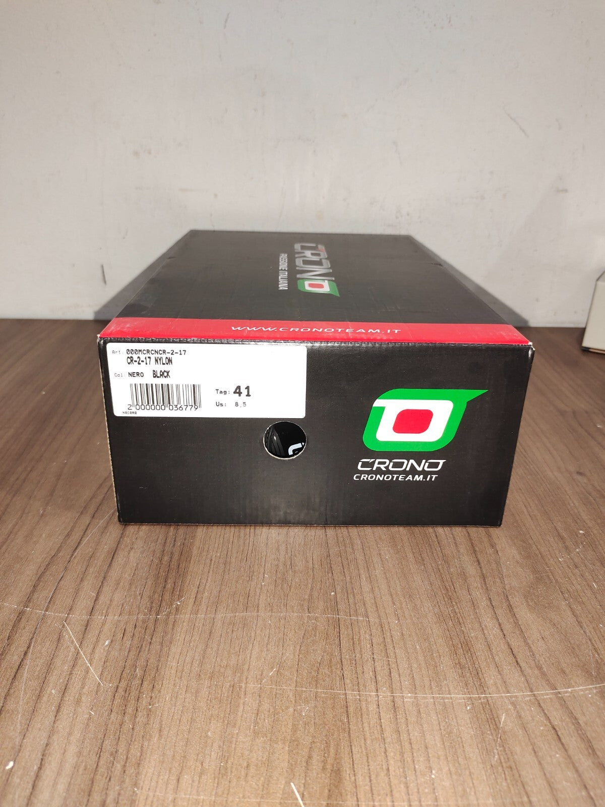 Crono CR-2-17 Nylon Cycling Shoes - Nero Black - Size - 41 (EUR)