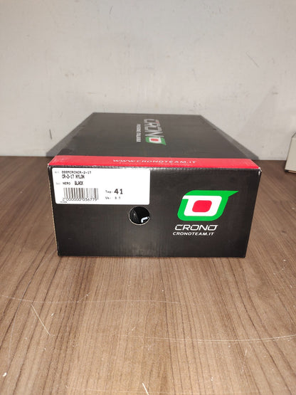 Crono CR-2-17 Nylon Cycling Shoes - Nero Black - Size - 41 (EUR)