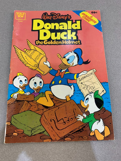 Walt Disney Donald Duck The Golden Helmet Whitman #1135 Silver Age Comic Book