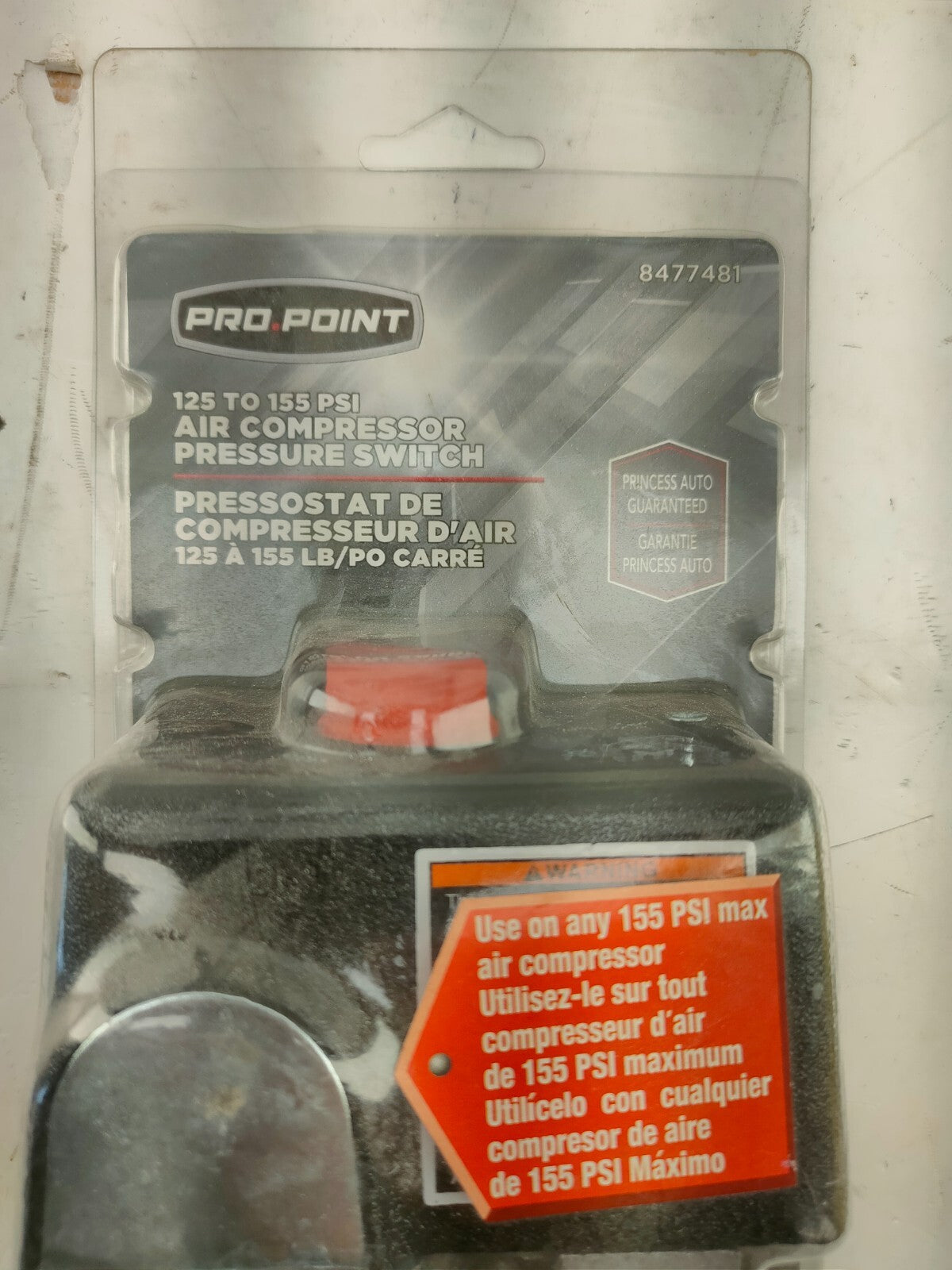 Power Point Air Compressor Pressure Switch #8477481