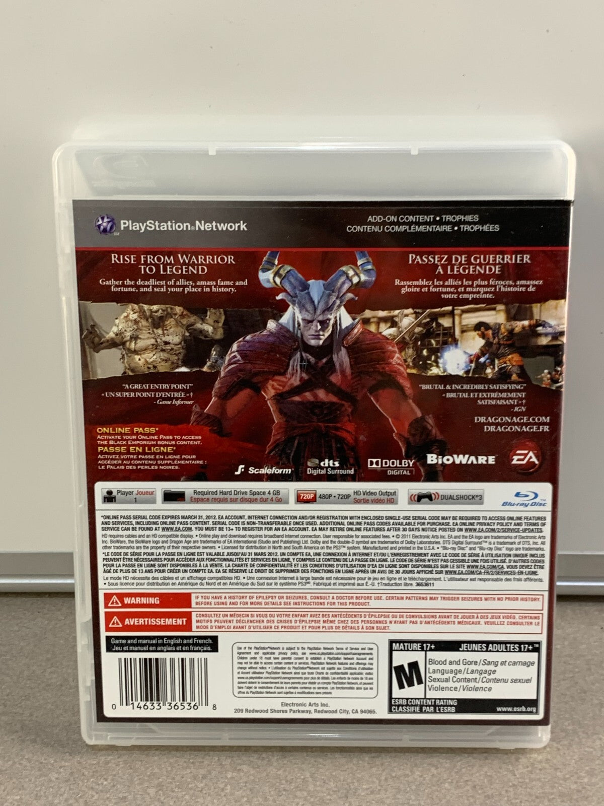 Dragon Age 2 ( Sony PlayStation 3, 2011) - CIB