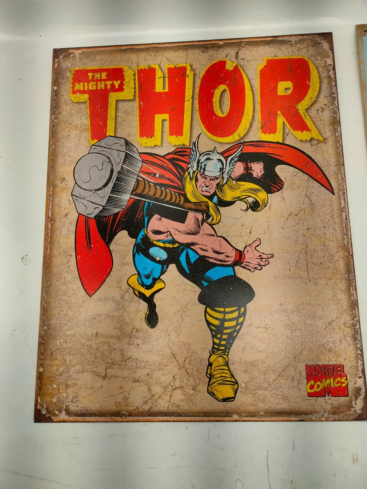 The Invincible Ironman & The Mighty Thor Comic Retro Metal Wall art Po ...