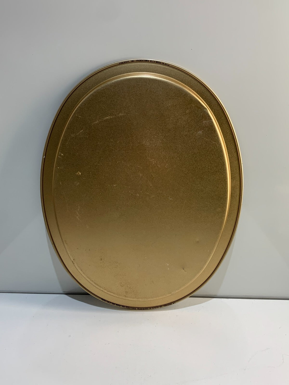 Vintage Pepsi Cola Soda Pop Oval Metal Serving Tray Gibson Girl